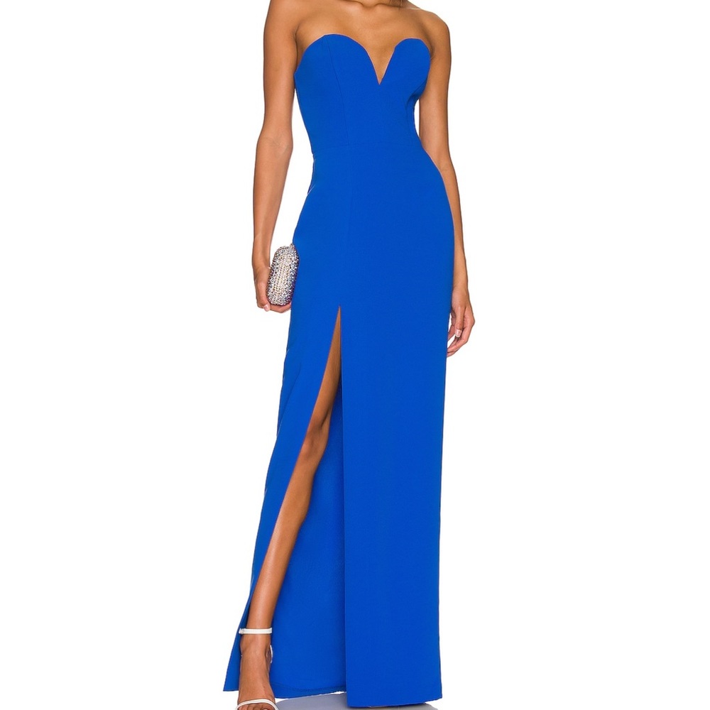 Cobalt, medium Amanda Uprichard long gown